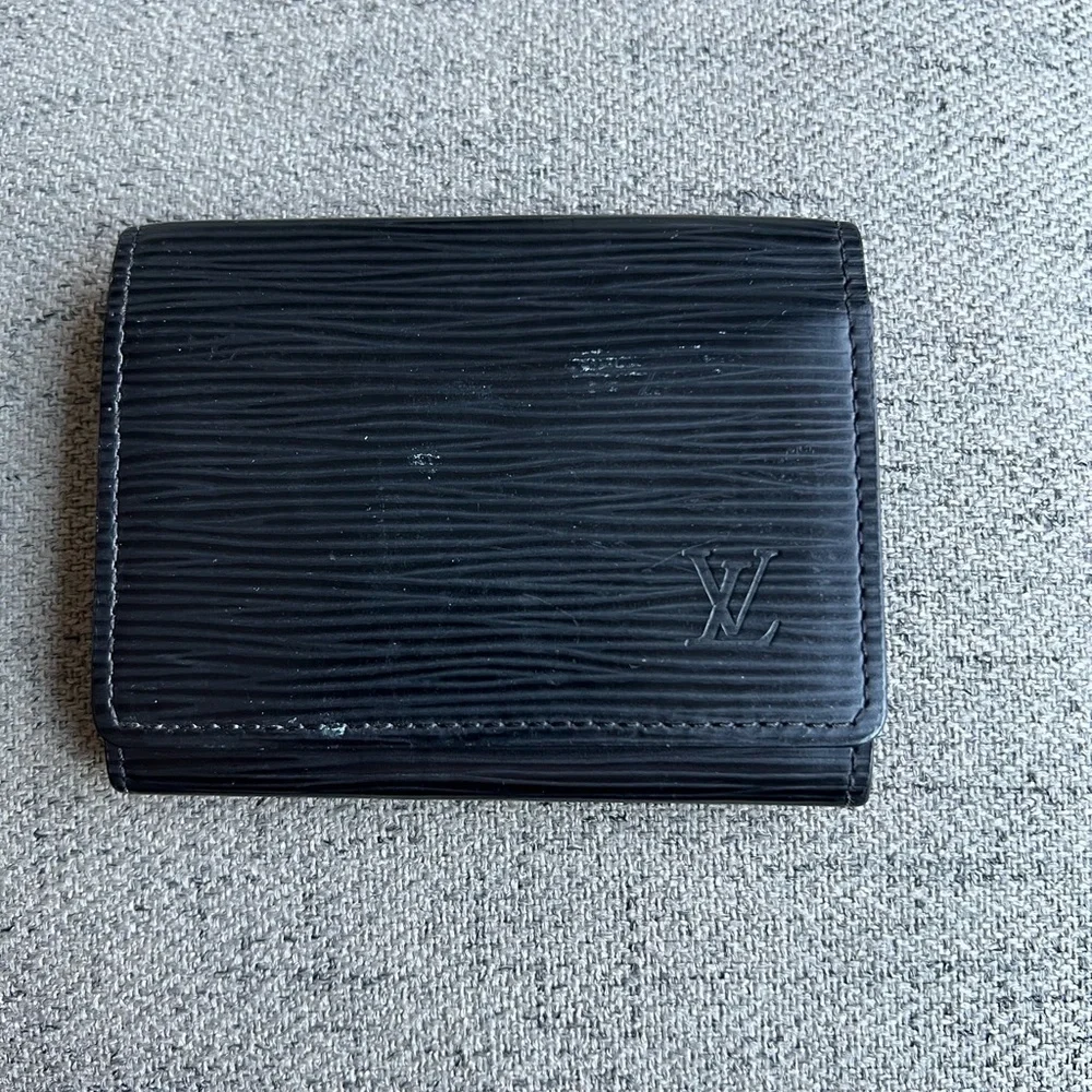 Louis Vuitton Epi Black cardholder